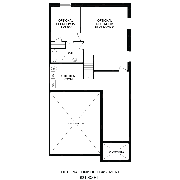 The Meadowlark basement plan
