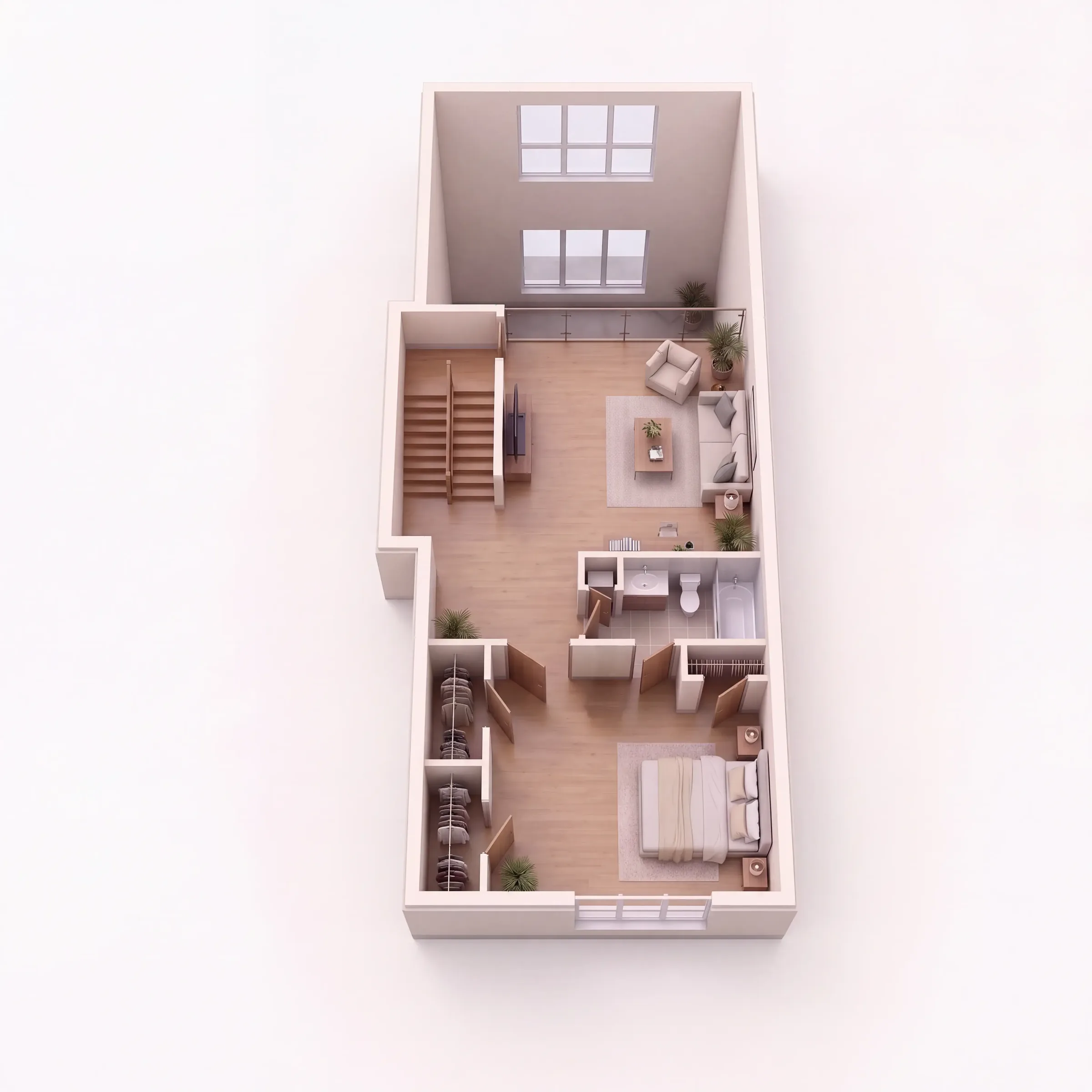 The Osprey loft 3D plan