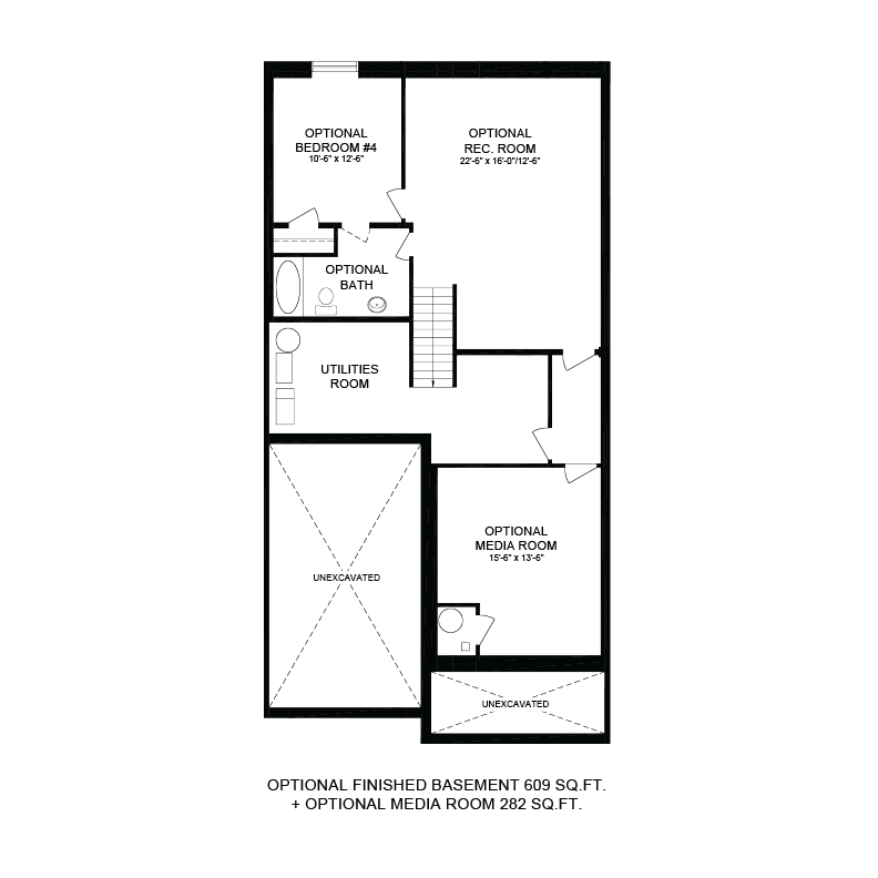 The Osprey basement plan