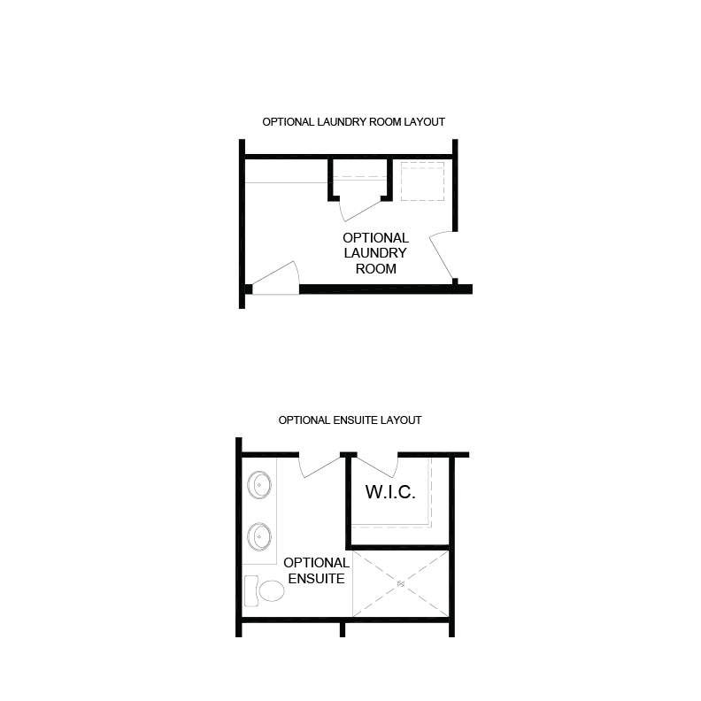 The Sparrow optional layouts plan