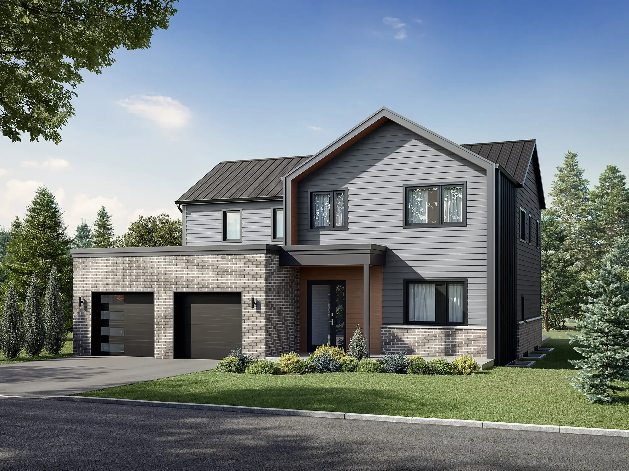 The Stonehurst modern exterior